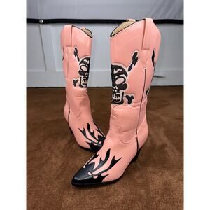 Dolls Kill Baby Rider's Delight Cowboy Boots Size 7